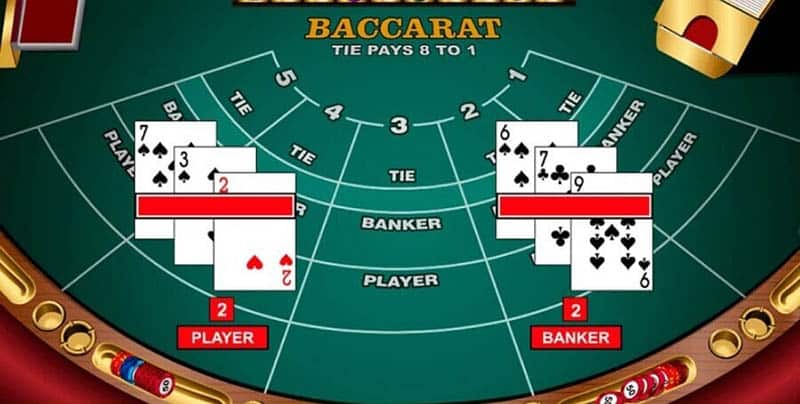 nhiều bàn chơi Baccarat