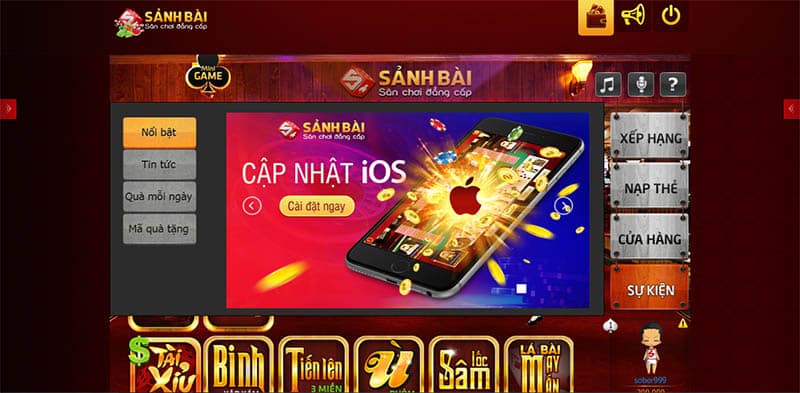 Tải game bài đổi thưởng Sanhbai