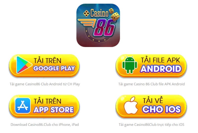 tải game Casino86 club