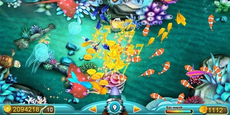 Tháp đại bác sử dụng trong game Nhị gia bắn cá